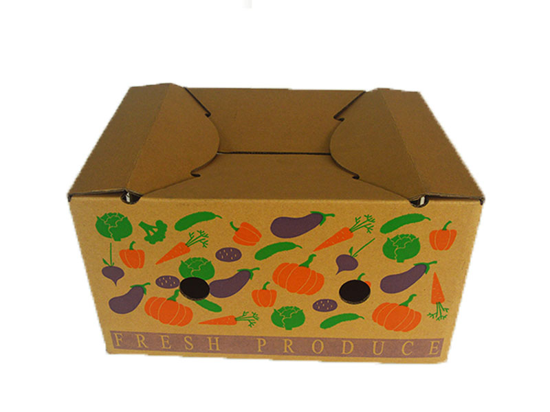 自锁底蔬菜纸箱 Self-locking bottom vegetable carton